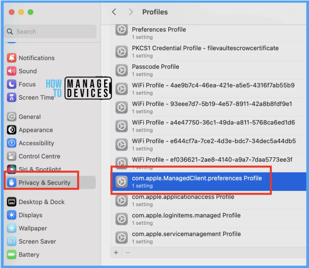 Configure New Managed Settings in macOS Catalogue using Intune 2309 release or later Fig. 16